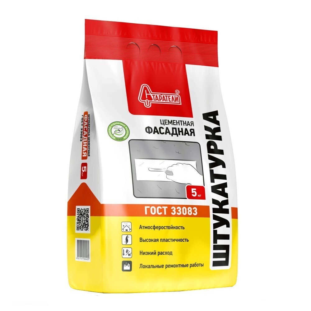Изображение товара Штукатурка цементная Старатели фасадная 5 кг