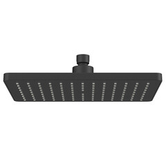 Лейка для верхнего душа WasserKraft 260х188 мм пластик черная (A340) - фото 1