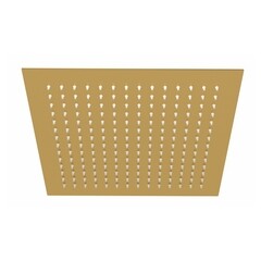 Лейка для верхнего душа WasserKraft d300 мм нержавеющая сталь золото матовое (A260) - фото 1