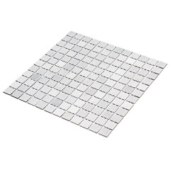 Мозаика Mir Mosaic Natural Color palette черная стеклянная 300х300х4 мм глянцевая - фото 3