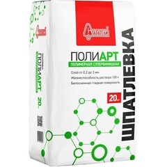 Шпаклевка полимерная Старатели Полиарт финишная белая 20 кг