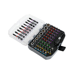 Набор бит КМ PH/PZ/TORX/HEX 25/50 мм с магнитным держателем (63 шт.) (1158350)