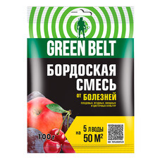 Средство защиты от парши и фитофтороза Green Belt Бордоская смесь 100 г