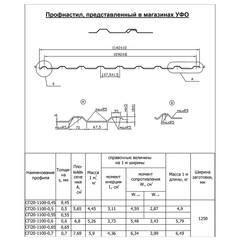 Профнастил С20R 1,15х2 м 0,5 мм графитовый серый RAL 7024 - фото 2