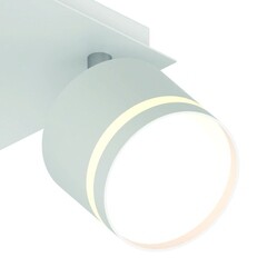 Спот потолочный Schaffner Montar GX53 30 Вт 8 кв.м белый IP20 (4745-4 WH) - фото 6