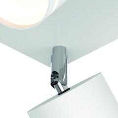 Спот потолочный Schaffner Montar GX53 30 Вт 8 кв.м белый IP20 (4745-4 WH) - фото 5