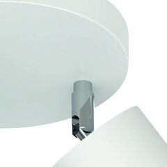 Спот потолочный Schaffner Salomon GX53 30 Вт 5 кв.м белый IP20 (4740-2 WH) - фото 7