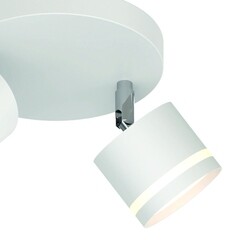 Спот потолочный Schaffner Salomon GX53 30 Вт 5 кв.м белый IP20 (4740-2 WH) - фото 6