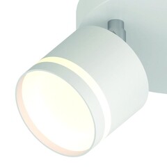 Спот потолочный Schaffner Salomon GX53 30 Вт 5 кв.м белый IP20 (4740-2 WH) - фото 4