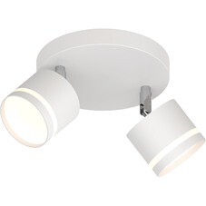 Спот потолочный Schaffner Salomon GX53 30 Вт 5 кв.м белый IP20 (4740-2 WH)