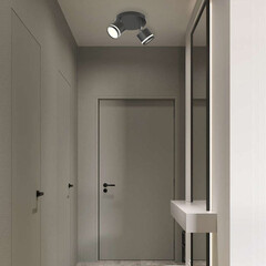 Спот потолочный Schaffner Salomon GX53 30 Вт 5 кв.м черный IP20 (4740-2 BK) - фото 3