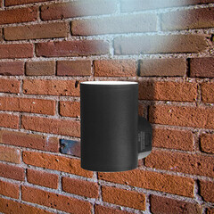 Светильник светодиодный фасадный настенный Arte Lamp черный 120 мм 3000-6500К 9 Вт IP65 (A6109AL-1BK) - фото 4