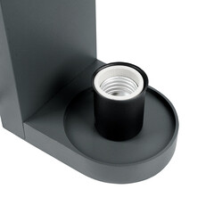 Светильник садово-парковый настенный Feron DH1901 черный 206 мм E27 40 Вт IP44 (52186) - фото 5