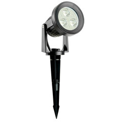 Светильник светодиодный садово-парковый Feron SP2711 черный 125 мм 3000К 5 Вт IP65 (51744)