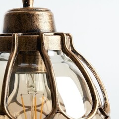 Светильник садово-парковый подвесной Feron PL3705 бронза 790 мм E27 60 Вт IP44 (11369) - фото 7