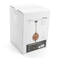 Светильник садово-парковый подвесной Feron PL3705 бронза 790 мм E27 60 Вт IP44 (11369) - фото 4