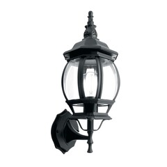 Светильник садово-парковый настенный Feron PL8101 черный 450 мм E27 100 Вт IP44 (11096)