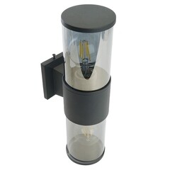 Светильник садово-парковый настенный Feron DH1302 черный 320 мм E27 40 Вт IP54 (51331) - фото 11