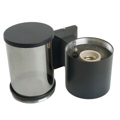 Светильник садово-парковый настенный Feron DH1301 черный 200 мм E27 40 Вт IP54 (51330) - фото 8