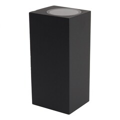 Светильник садово-парковый настенный Feron DH051 черный 160 мм GU10 20 Вт IP65 (48330)