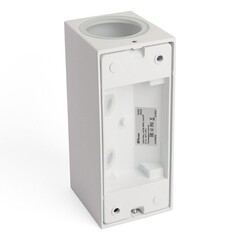 Светильник садово-парковый настенный Feron DH051 белый 160 мм GU10 20 Вт IP65 (48328) - фото 6