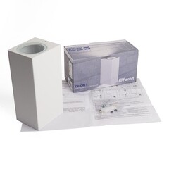 Светильник садово-парковый настенный Feron DH051 белый 160 мм GU10 20 Вт IP65 (48328) - фото 5