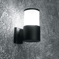 Светильник садово-парковый настенный Feron DH0904 черный 220 мм E27 60 Вт IP54 (11656) - фото 6