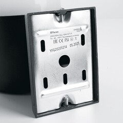 Светильник садово-парковый настенный Feron DH0904 черный 220 мм E27 60 Вт IP54 (11656) - фото 4
