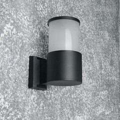 Светильник садово-парковый настенный Feron DH0904 черный 220 мм E27 60 Вт IP54 (11656) - фото 2