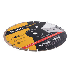 Диск алмазный по железобетону Rage Furious 350х25,4х3,4 мм сегментный мокрый рез (600350) - фото 8