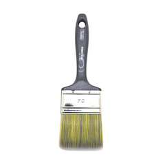 Кисть плоская искусственная щетина пластиковая ручка Boldrini 70х15 мм для эмалей и лаков на алкидной основе - фото 3