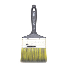 Кисть плоская искусственная щетина пластиковая ручка Boldrini 100х15 мм для эмалей и лаков на алкидной основе - фото 2