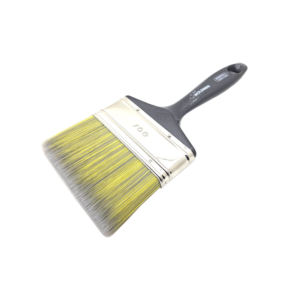 Изображение товара Кисть плоская искусственная щетина пластиковая ручка Boldrini 100х15 мм для эмалей и лаков на алкидной основе Изображение товара Кисть плоская искусственная щетина пластиковая ручка Boldrini 100х15 мм для эмалей и лаков на алкидной основе