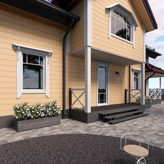 Сайдинг фиброцементный Fibra Plank 3000х200 мм бежевый - фото 2