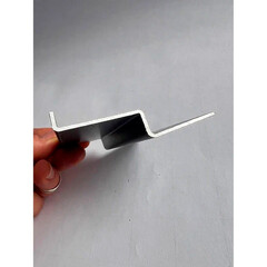 Профиль стартовый для фиброцементного сайдинга Fibra Plank 3000 мм графитовый серый - фото 2