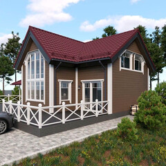 Сайдинг фиброцементный Fibra Plank 3000х200 мм терракотовый - фото 4