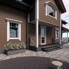 Сайдинг фиброцементный Fibra Plank 3000х200 мм терракотовый - фото 3