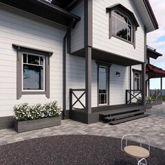 Сайдинг фиброцементный Fibra Plank 3000х200 мм серый светлый - фото 4