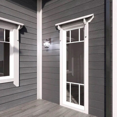 Сайдинг фиброцементный Fibra Plank 3000х200 мм графитовый серый - фото 6