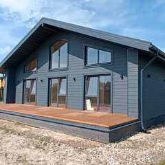 Сайдинг фиброцементный Fibra Plank 3000х200 мм графитовый серый - фото 3