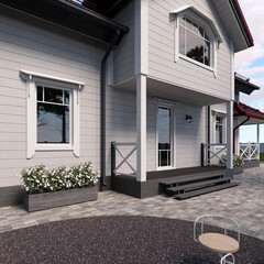 Сайдинг фиброцементный Fibra Plank 3000х200 мм серый классический - фото 5