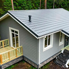 Сайдинг фиброцементный Fibra Plank 3000х200 мм серый классический - фото 3