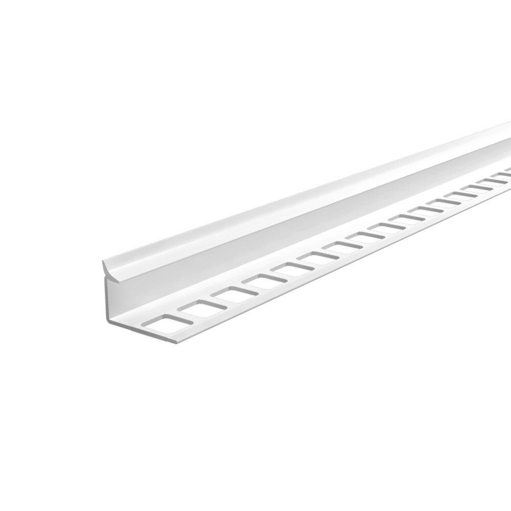 Изображение товара Профиль ПВХ для кафельной плитки внутренний 10 мм 2,7 м белый глянец