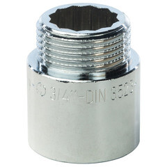 Изображение товара Удлинитель Stout 25 мм 3/4 ВР(г) х 3/4 НР(ш) хром латунный (SFT-0002-003425)