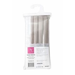 Штора для ванны Primanova Grand Premium 2400х2000 мм полиэстер бежевая (DR-60075) - фото 2