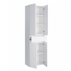 Пенал Sanstar Модена 50 см подвесной/напольный белый - фото 5