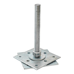 Анкер регулировочный оцинкованный М20 h200 120х120х4 мм - фото 2