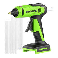Пистолет клеевой аккумуляторный Greenworks G24GLG 24 В без АКБ и ЗУ (3502207) - фото 1