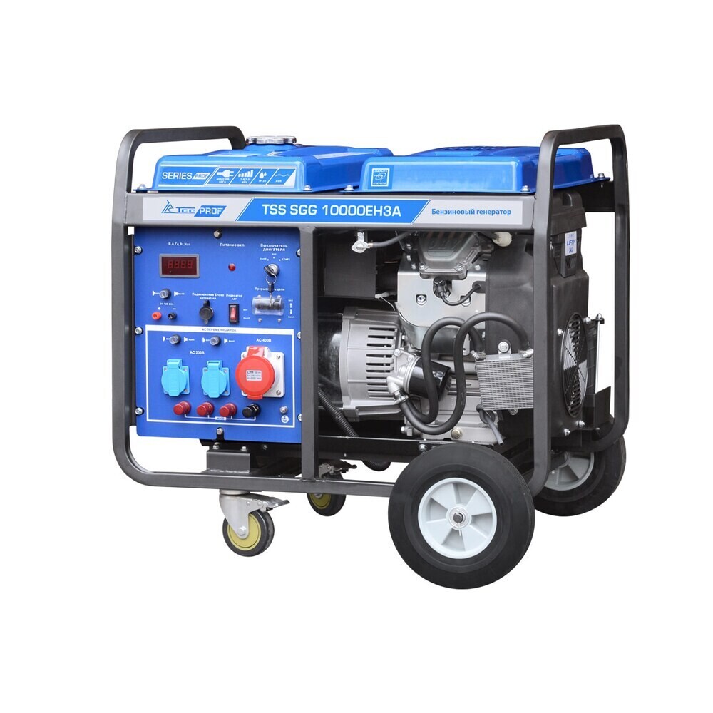 Изображение товара Генератор бензиновый ТСС SGG 10000EH3A 10 кВт с электростартером (190010)