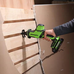 Пила сабельная аккумуляторная Greenworks GPT-CRS-25 24 В без АКБ и ЗУ (1200507) - фото 4